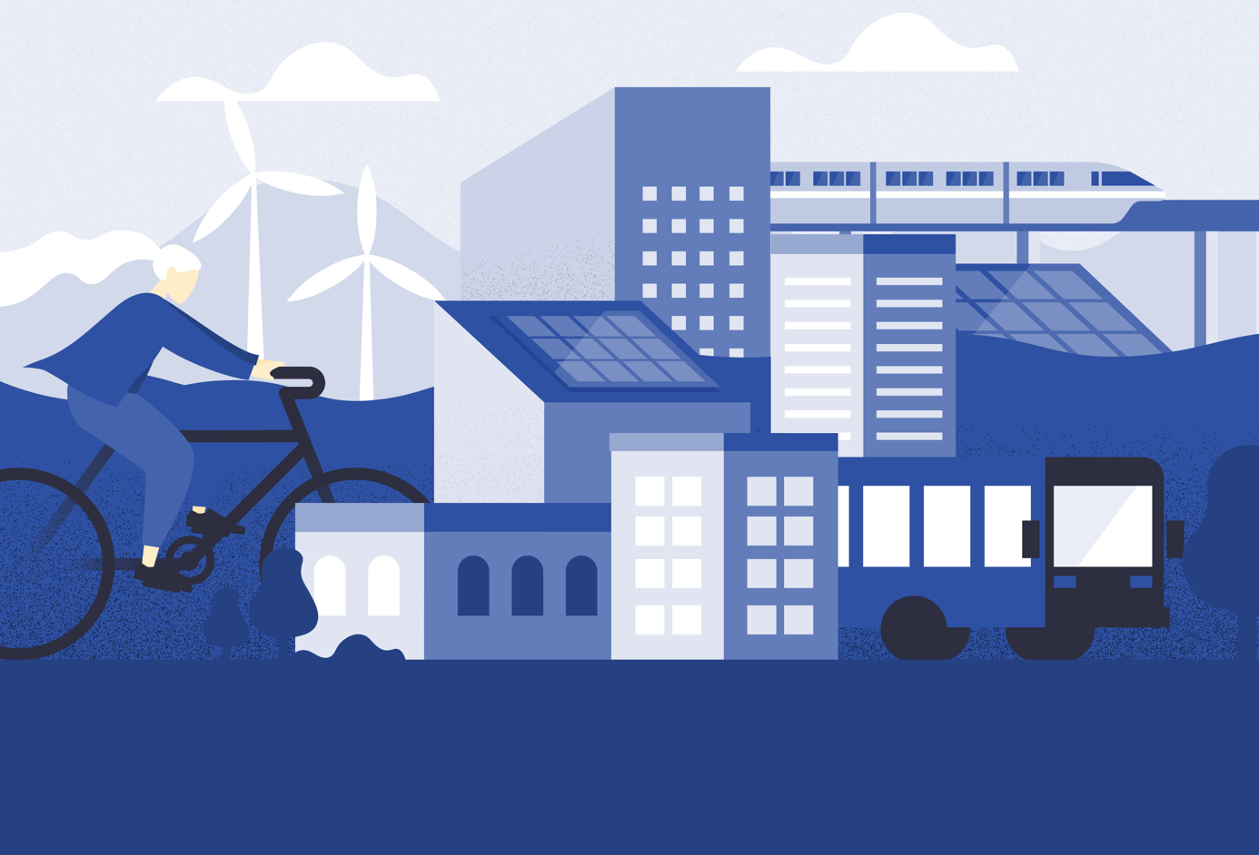 Clean energy sources in a city setting