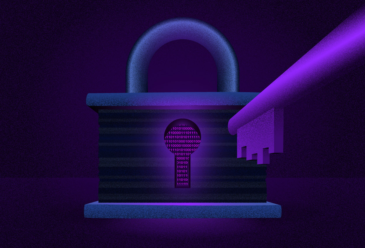 Software behind a lock and key