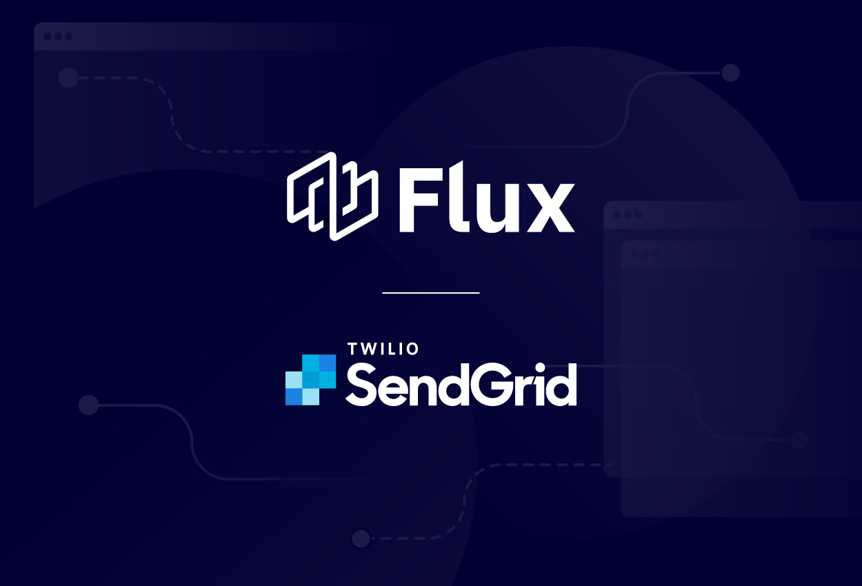 Flux and Sendgrid logos